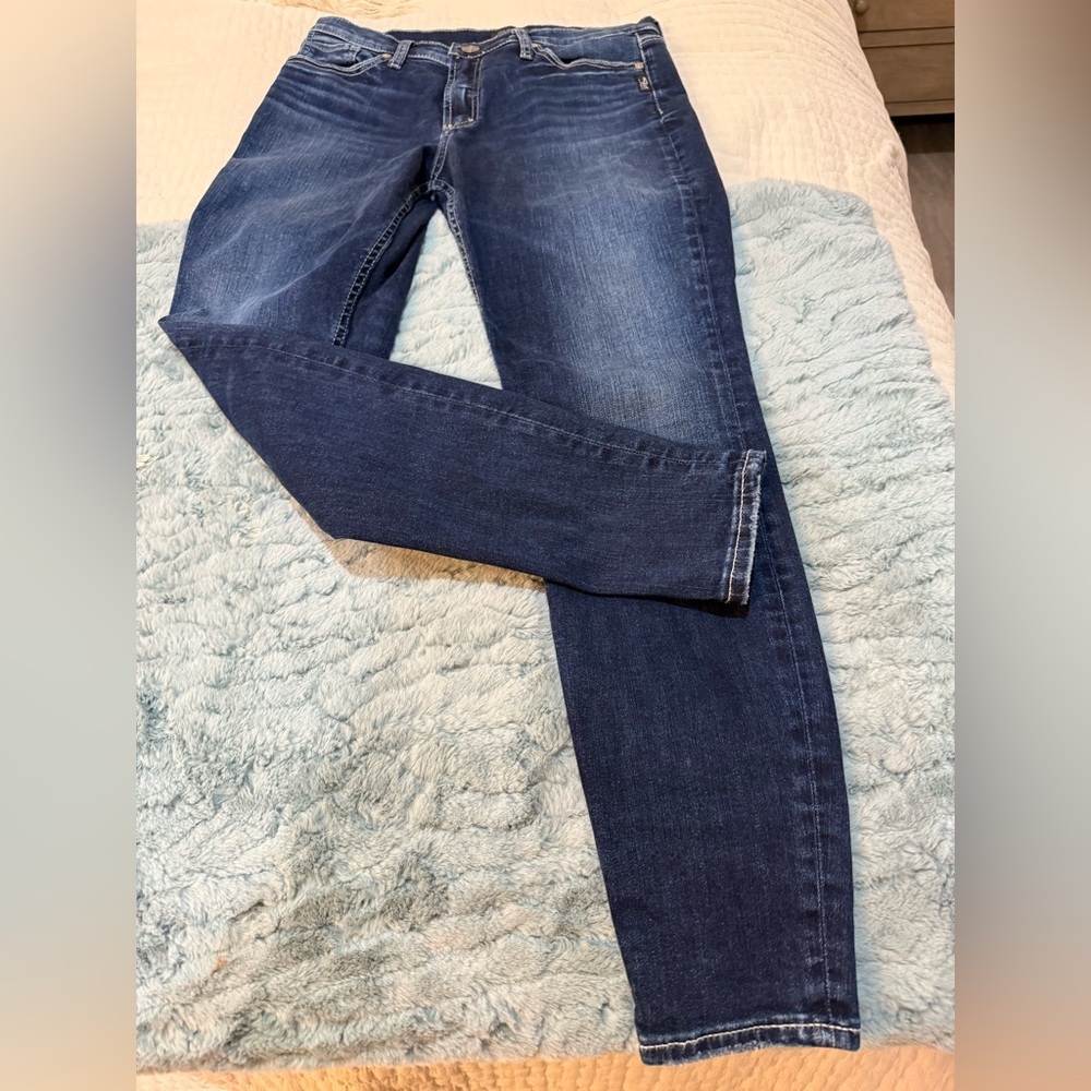Silver Calley Blue Skinny Jeans Size 30/29